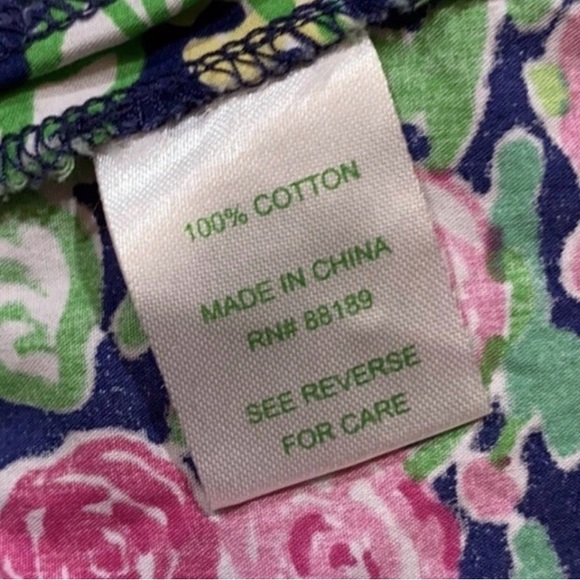 Lilly Pulitzer Gardenia Peplum top sz.4 - Picture 12 of 12
